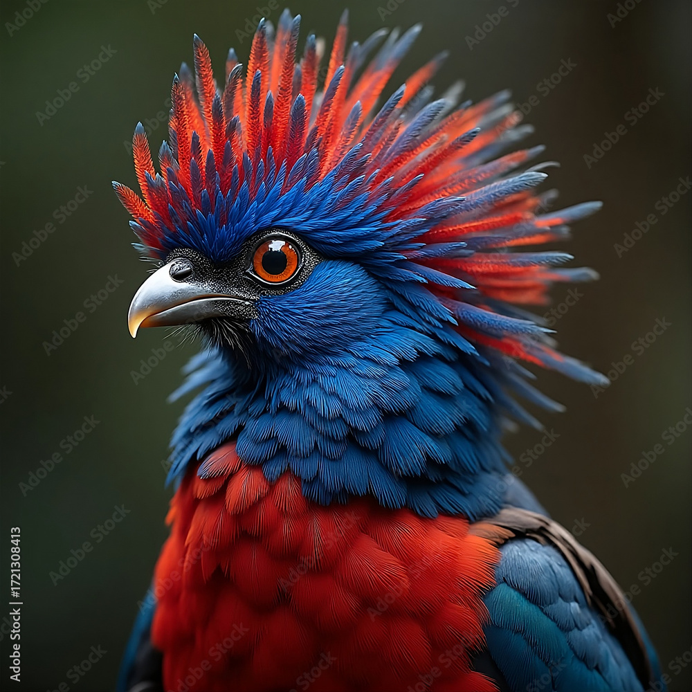 Fototapeta premium blue and yellow macaw
