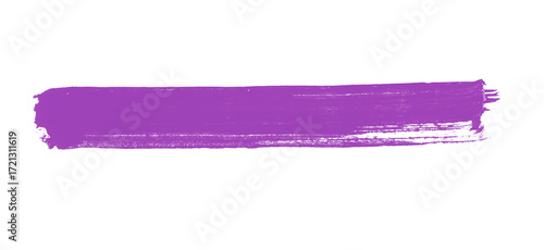Farbspur in lila als gemalte Pinseltextur