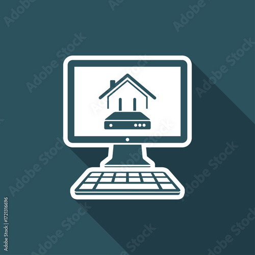 House router - Vector icon for computer website or application