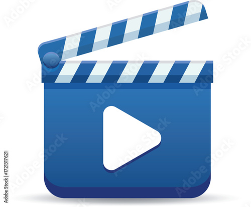 Movie Clapperboard Play Icon