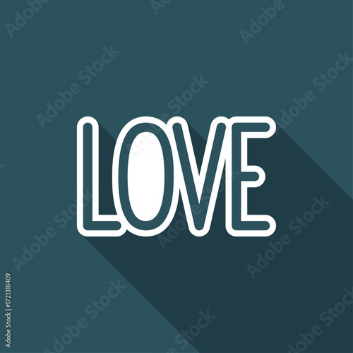 Love symbol - Vector icon for computer website or application