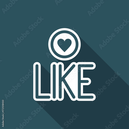 Like - Vector icon for computer website or application