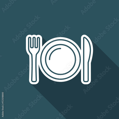 Eatery icon - Thin series