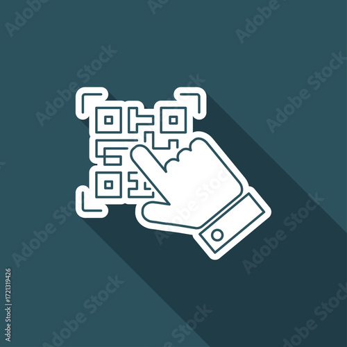 Qrcode thin icon