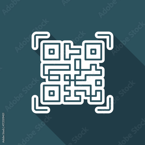 Qrcode thin icon