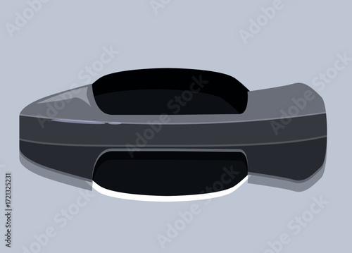 Sleek and innovative design of a futuristic personal transportation pod, showcasing advanced technology and individual mobility