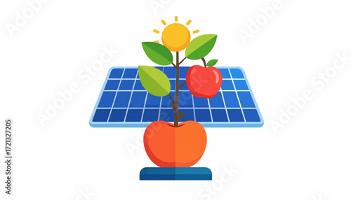 Solar Energy Powering a Sustainable Future, One Apple at a Time