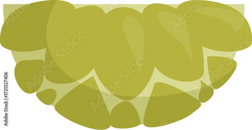 Lime cut in half showing segments and vesicles containing juice