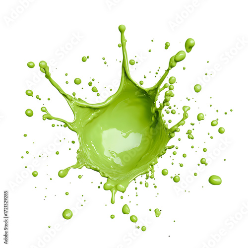 green splash png