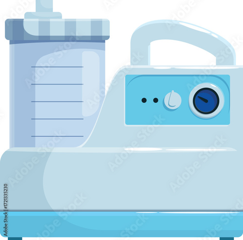 Hospital suction machine ensuring efficient and safe removal of fluids and secretions, crucial for patient care and hygiene