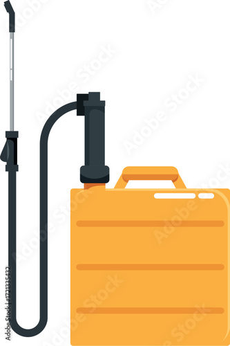 Knapsack garden pressure sprayer for spraying pesticides and fertilizers, gardening tool for chemical treatment of plants