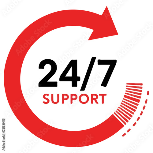 Round the clock support available for all customers.