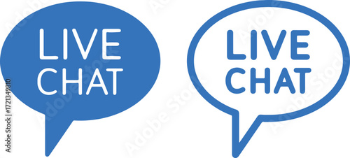 live chat, chat, speech bubble, communication, message, online, support, service, help, contact, icon, symbol, blue, white, graphic, design, illustration, digital, technology, conversation, dialogue, 