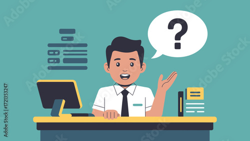 Friendly Customer Support Agent Ready to Answer Your Questions with a Smile, Offering Professional Assistance and Solutions for Your Business Needs Today