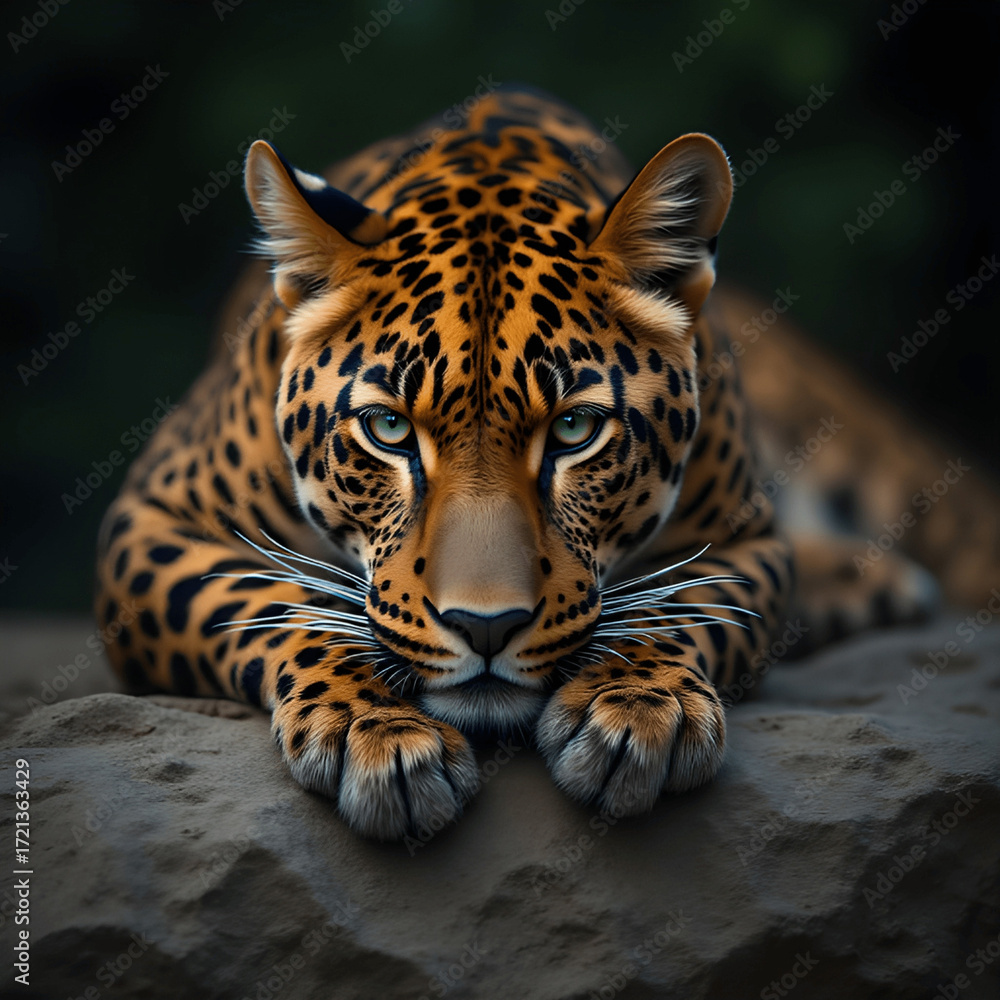 Obraz premium close up of a leopard
