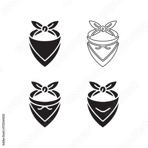Bandana Tied Variant Solid Fashion Bundle