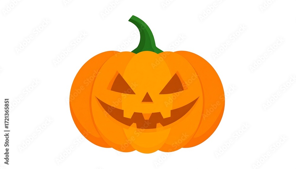 Fototapeta premium Cartoon jack-o'-lantern