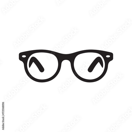 Reading Glasses Solid Vintage Shape Icon