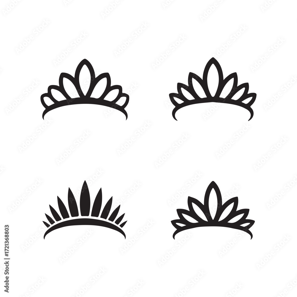 Fototapeta premium Tiara Solid Stylish Design Pack