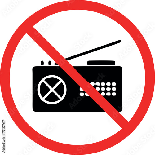No music sign vector illustration 