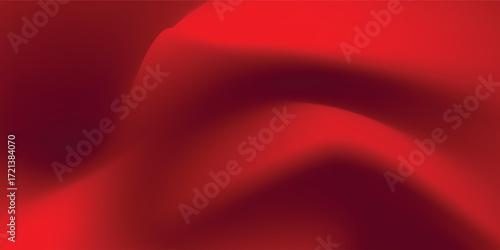 Elegant abstract background features a gradient of red and dark red colors, creating a smooth, wave-like transition.Eps 10