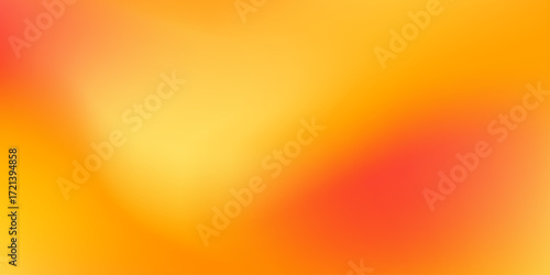 Energetic and glowing  autumn colored background with a soft, blurred mesh gradient in warm shades of orange, red, and yellow