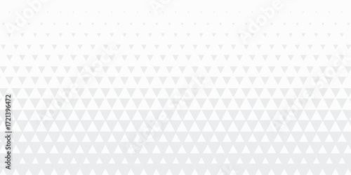 Abstract white geometric hipster fashion design print halftone triangle pattern