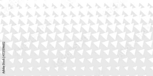 Abstract white geometric hipster fashion design print halftone triangle pattern