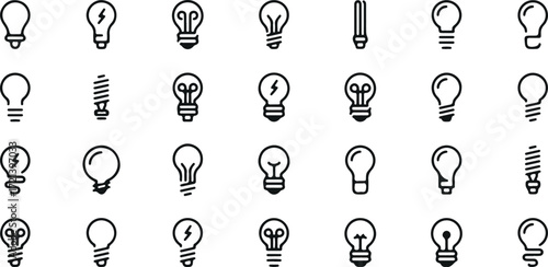 bulb solid icons, idea lamp silhouette, creativity light doodle, minimal black bulb symbols, innovation cartoon bulb, bulb glyph vector, dark lamp minimal, graphic design bulb icons, invention cartoon