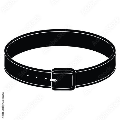 Park Ranger isolated belt on white background