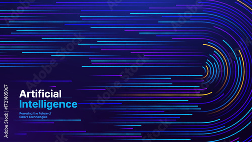 High Speed Light Particles Internet Data Cloud Technology Background. Spiral Digital Road Fast Speed Internet Broadband Data Flow Concept. Science Tech Research Presentation Bg. Vector Illustration.