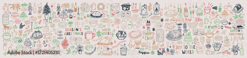A Festive Culinary Celebration Filled with Merry Dishes, Delights, and Seasonal Ingredients Showcasing the Joy of Sharing and Gathering Around Food