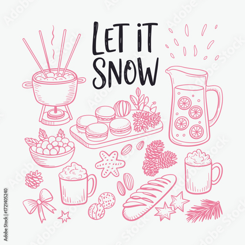 A Festive and Cozy Winter Delight Featuring Delicious Treats and Warm Beverages to Brighten Your Holiday Season with Joy and Cheer
