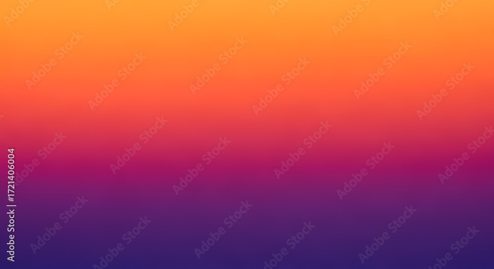 Naklejka premium A vibrant gradient background transitioning from orange to red to purple creating a smooth color blend effect