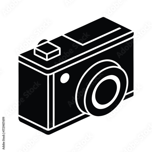 Park Ranger isolated camera trap on white background