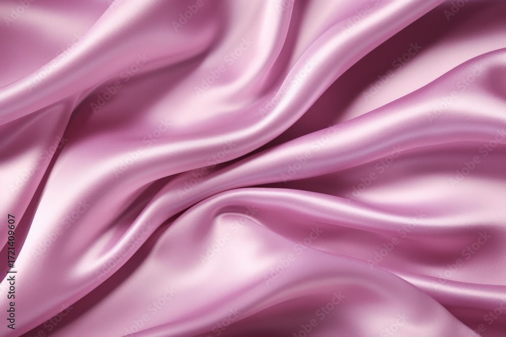Obraz premium Smooth elegant pink silk or satin luxury cloth texture background is flowing and waving