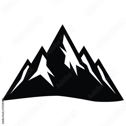 Park Ranger isolated mountain stick on white background