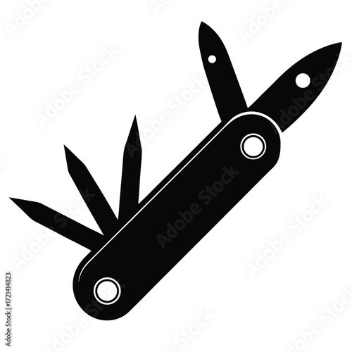 Park Ranger isolated multitool on white background