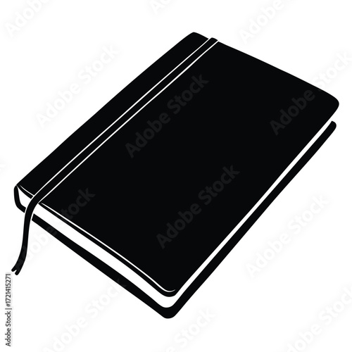 Park Ranger isolated notebook on white background