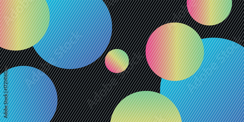 Abstract vibrant gradient background vector. Retro cover template with shapes, 70s colorful and liquid color. Modern wallpaper design perfect for social media, idol poster, photo frame.