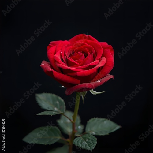 Wallpaper Mural red rose  Torontodigital.ca