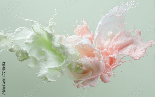 Retro style floral texture art background
