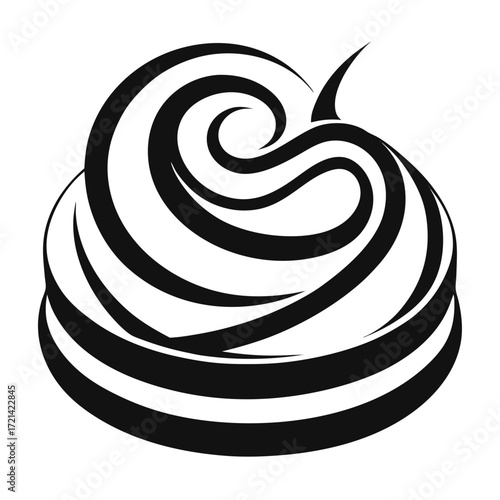 black and white chocolate cake