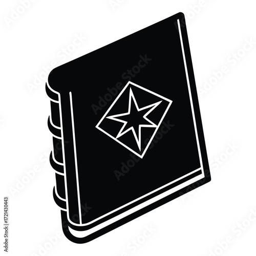 Park Ranger isolated ranger notebook cover on white background