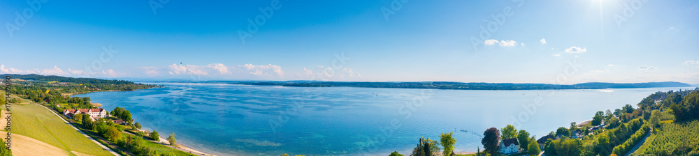 Fototapeta premium Lake Bodensee, Bavaria, in summer