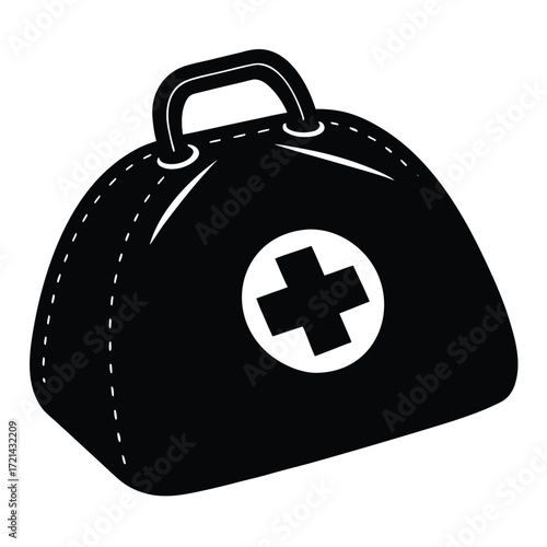 Park Ranger isolated rescue bag on white background