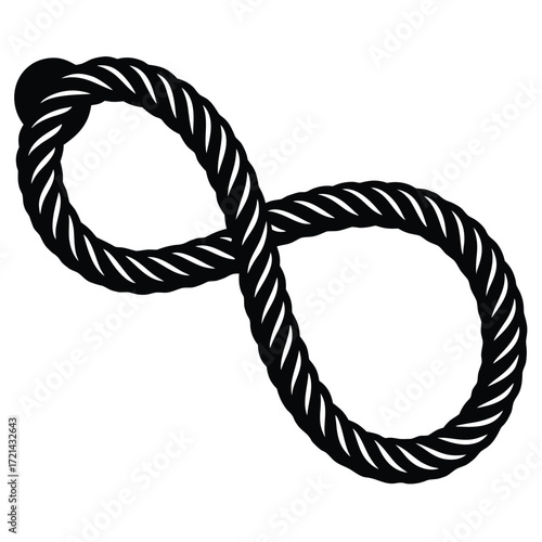 Park Ranger isolated rope on white background