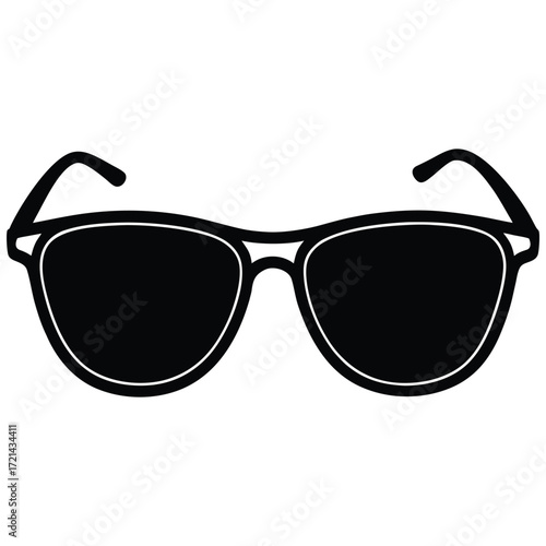 Park Ranger isolated sunglasses on white background