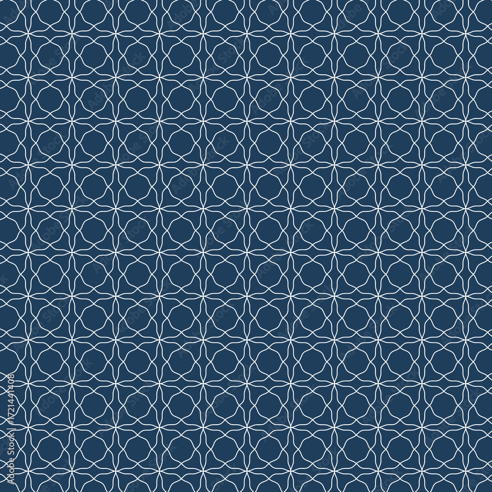 Naklejka premium geometric pattern blue background 04