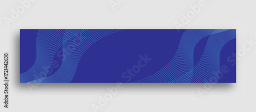 blue abstract wavy line background for linkedin banner